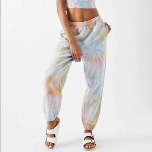 Pacsun Trippy Tie Dye Sweatpants